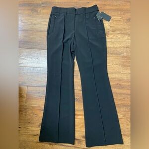 NWT Limited Wear To Work Black Trouser Pants High Rise Pockets Sz 10 Flare Leg